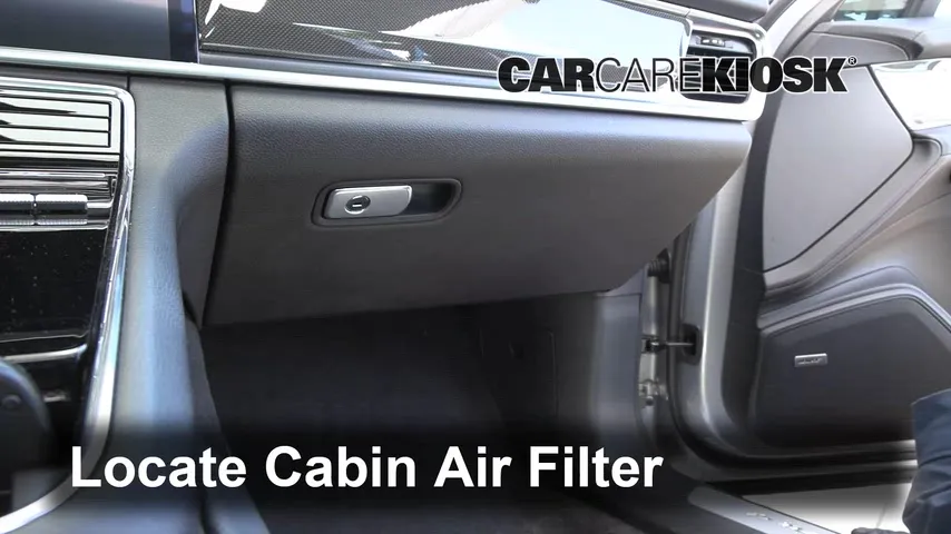 2018 Porsche Panamera 4 E-Hybrid 2.9L V6 Turbo Filtre à air (intérieur)